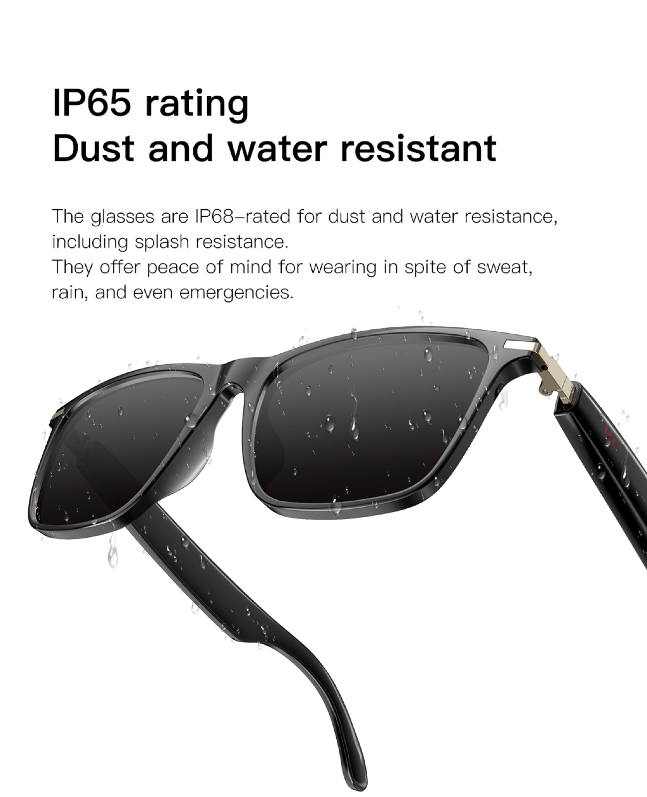 OXIVUE M01PRO AI smart glasses — feature detail 08