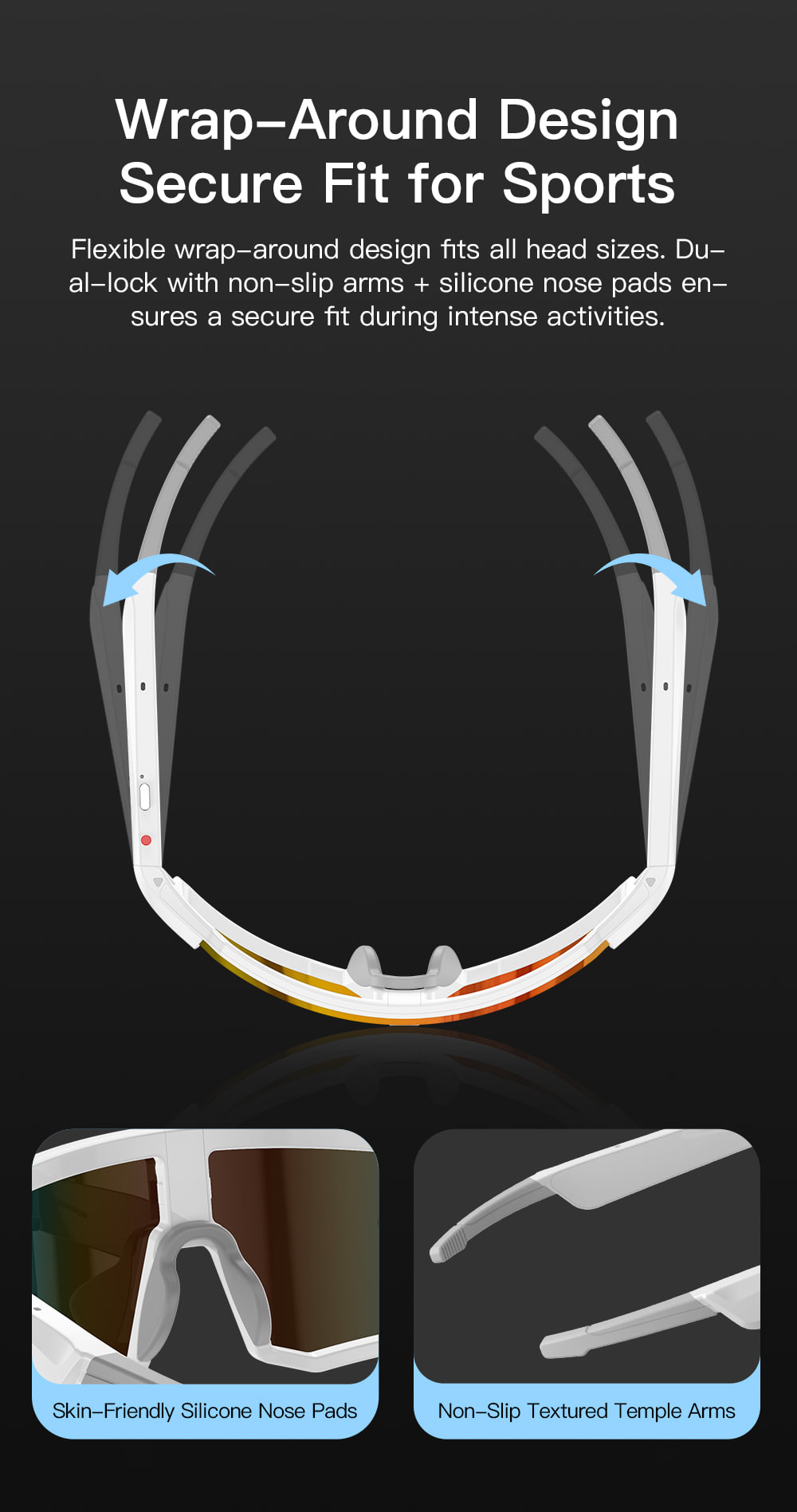 OXIVUE M14 AI smart glasses — feature detail 03