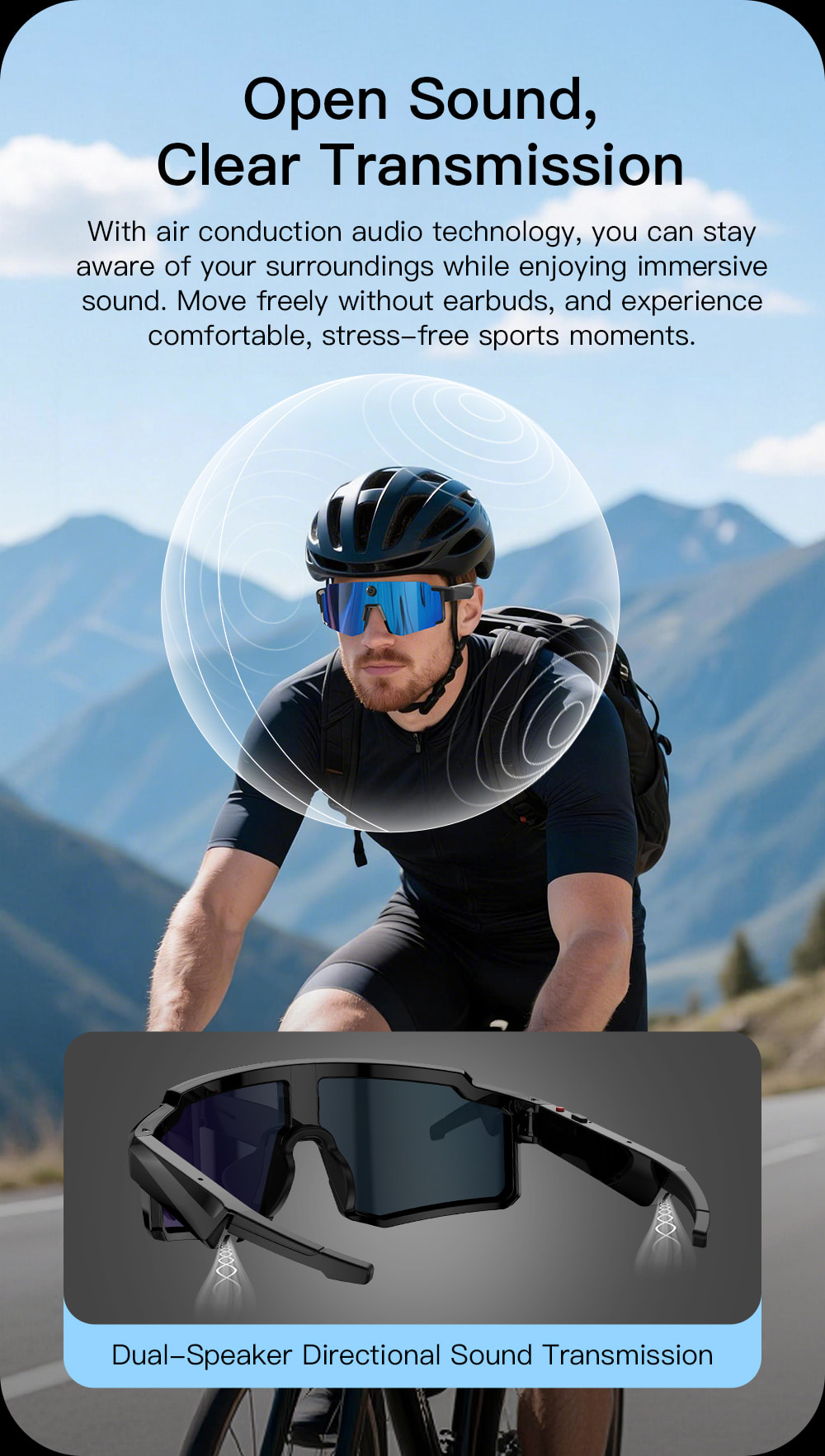 OXIVUE M14 AI smart glasses — feature detail 06