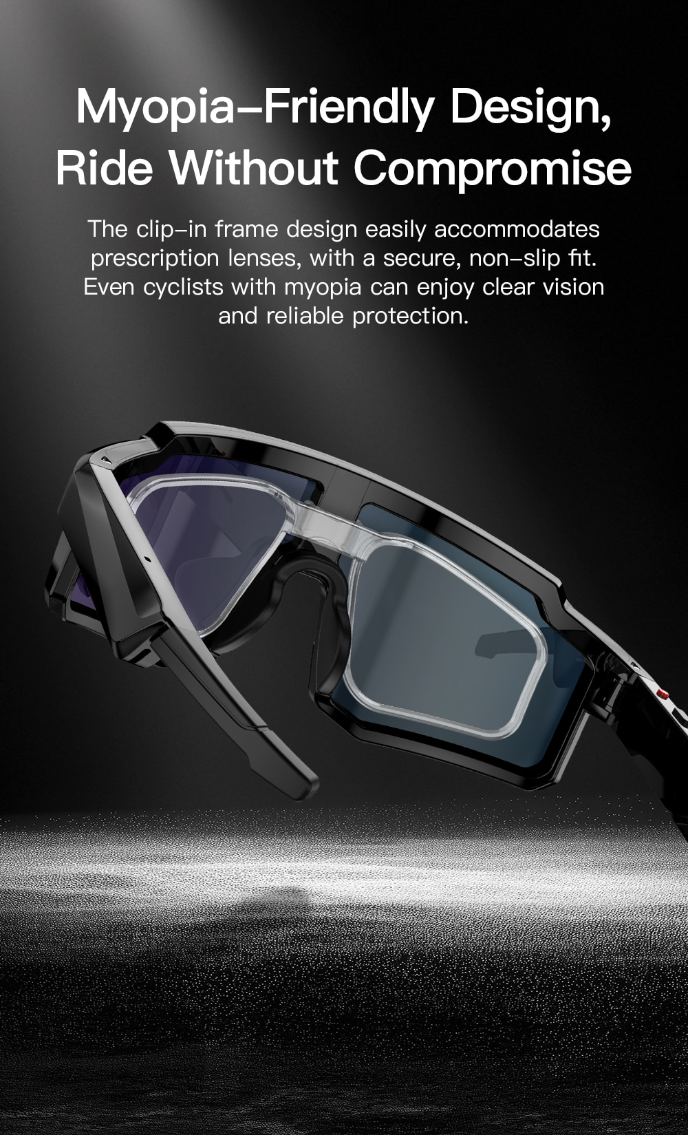 OXIVUE M14 AI smart glasses — feature detail 09